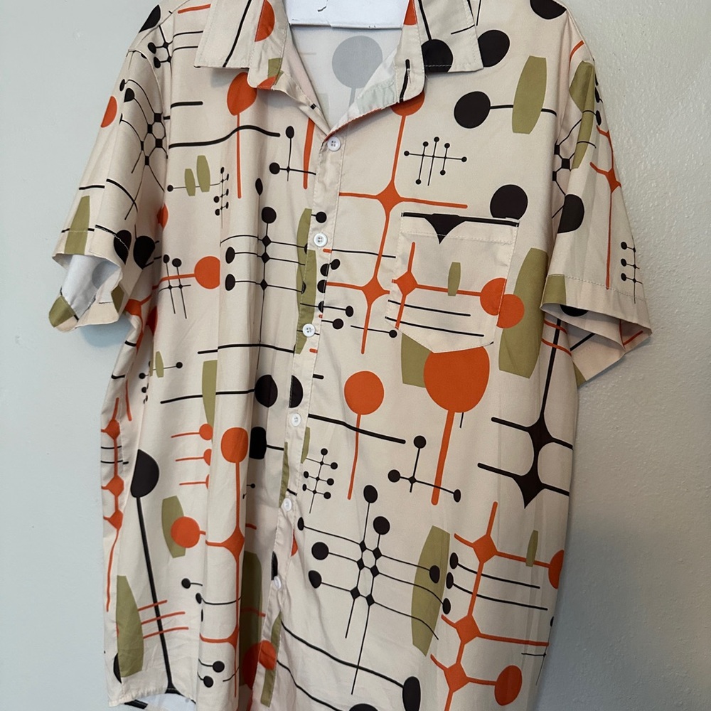 Stylish Geometric Print Shirt